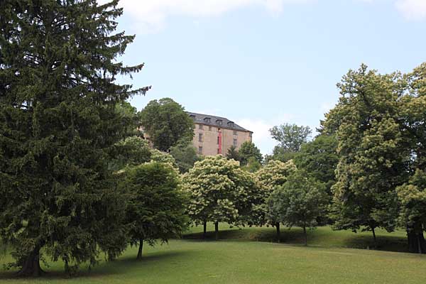 Blick zum Großen Schloss Blankenburg