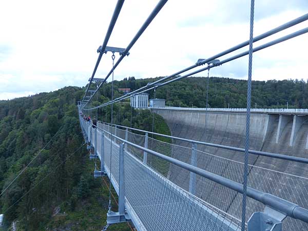 Seilhängebrücke Rappbodetalsperre