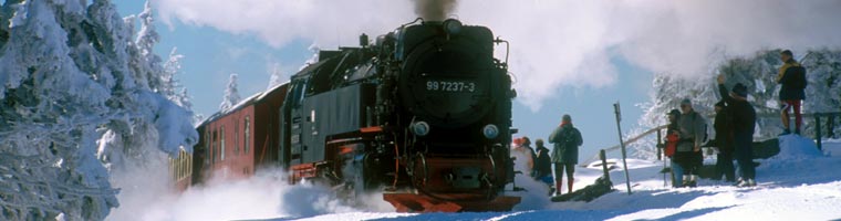 Der Harz und seine Schmalspurbahnen: 99 7237 unterwegs zum Brocken
